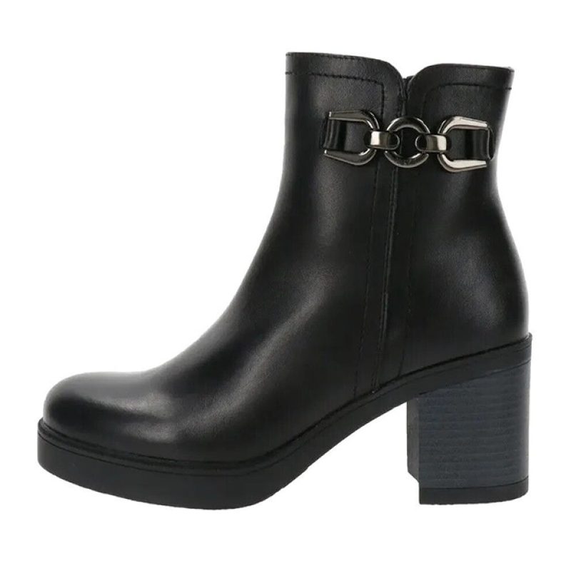 Tronchetto Donna KEYS in pelle - K-8761 BLACK