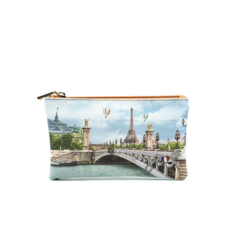 Pochettina da borsa Donna YNOT? in goffrato - YES-341S2 PARIS BRIDGE