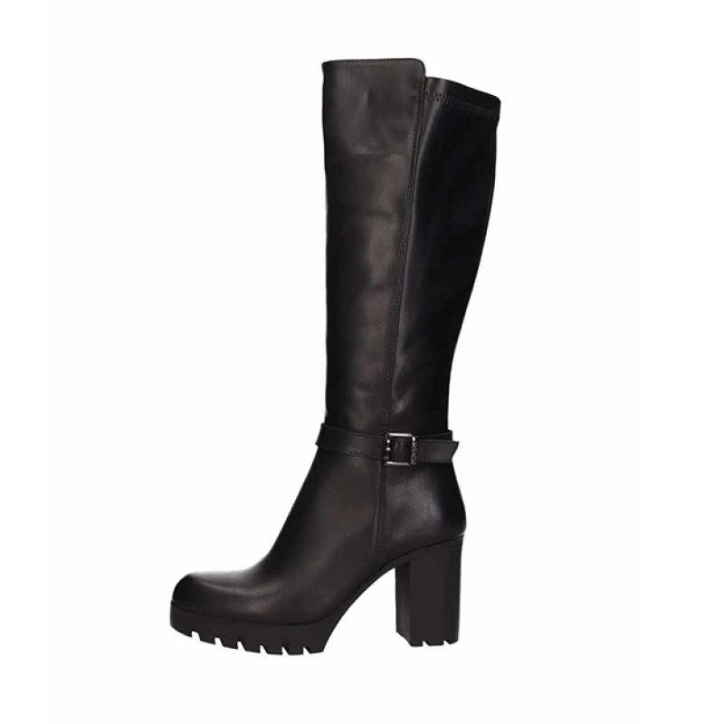 Stivale Donna KEYS in pelle - K-8712 BLACK