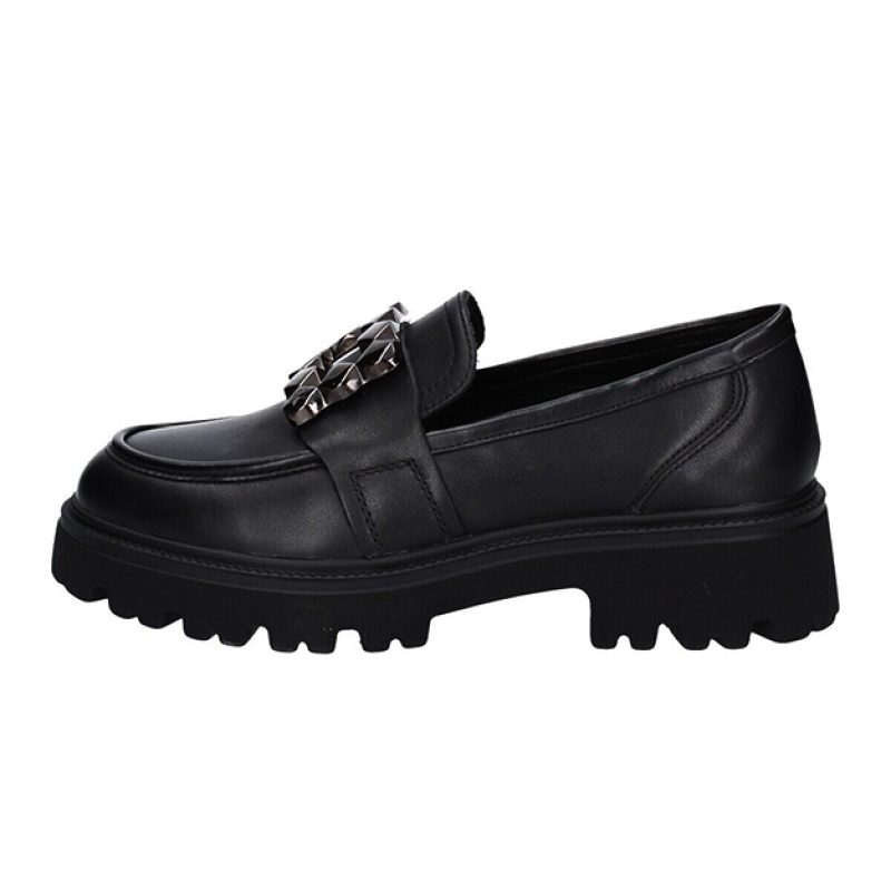 Mocassino Donna KEYS in pelle - K-8672 BLACK