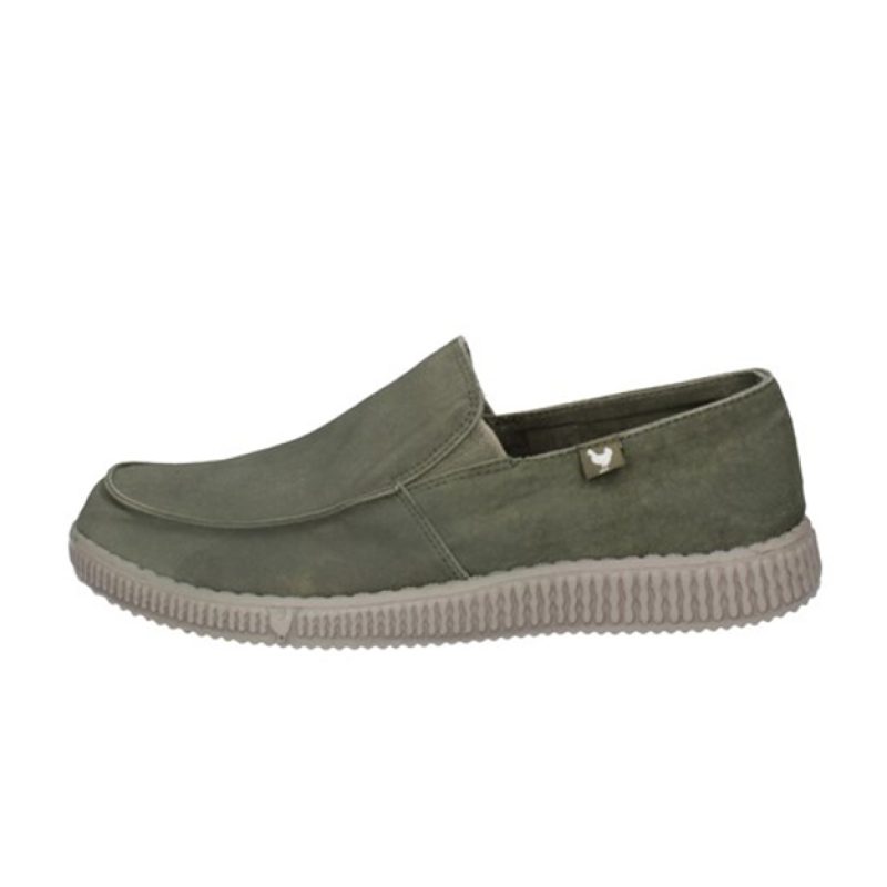Mocassino Uomo PITAS in cotone - WP 150-SLIP ON KAKI