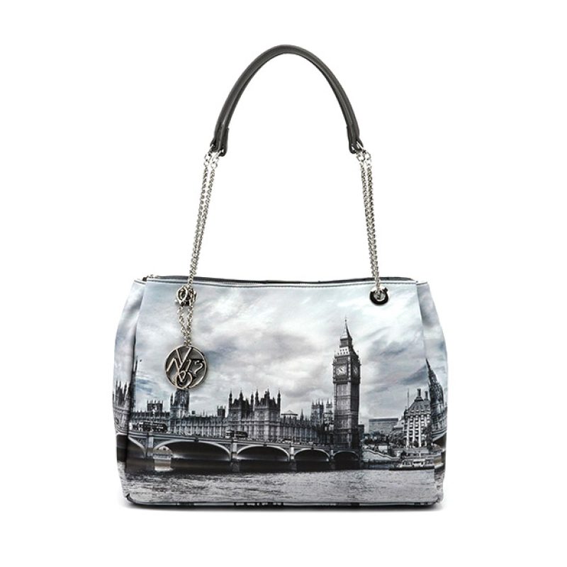 Shopping Donna YNOT? in ecopelle - FAS-009F2 LONDON GREY