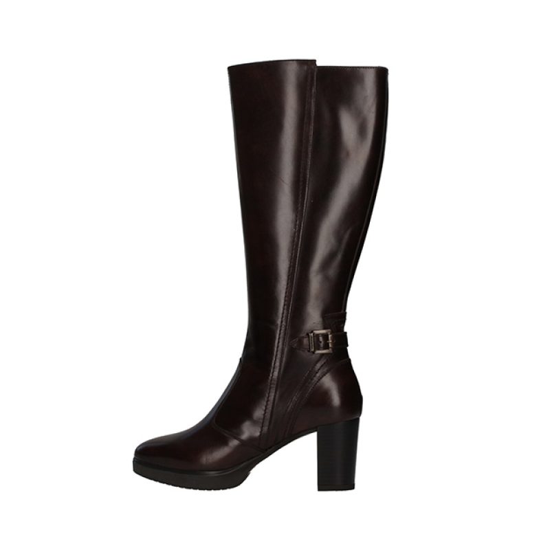 Stivale Donna NERO GIARDINI in pelle - I205710D/300 TESTA DI MORO