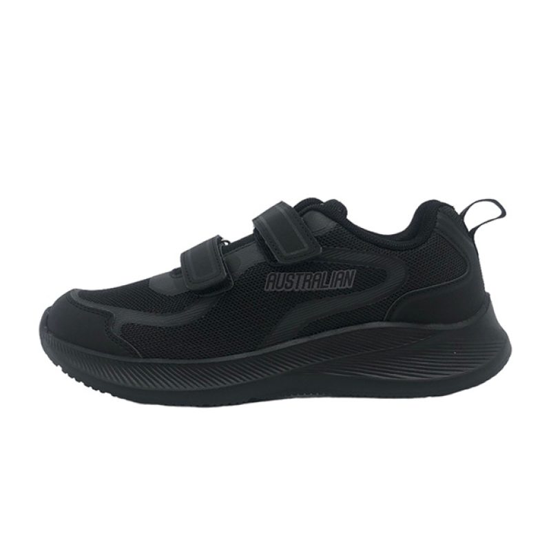 Sneaker Donna AUSTRALIAN in tessuto ed inserti in ecopelle - AU32W101-B001 BLACK AU-CROSS VELCRO
