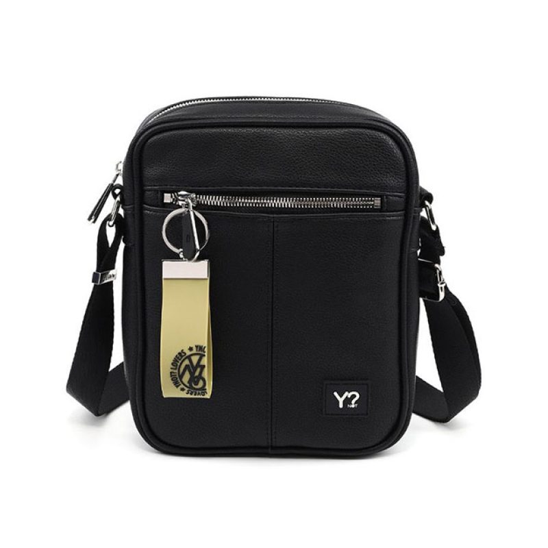 Borsello Uomo YNOT? in ecopelle - PRO-009S1 BLACK
