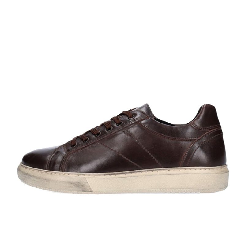 Sneaker Uomo NERO GIARDINI in pelle - I202580U/301 CAFFÈ