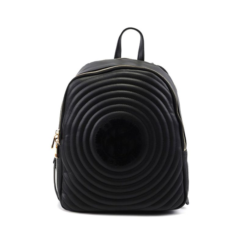 Zaino Trapuntato Donna YNOT? in ecopelle - ROU-004S2 BLACK