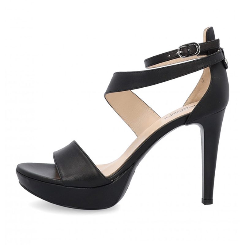 Sandalo Donna NERO GIARDINI in pelle - E307231DE/100 NERO