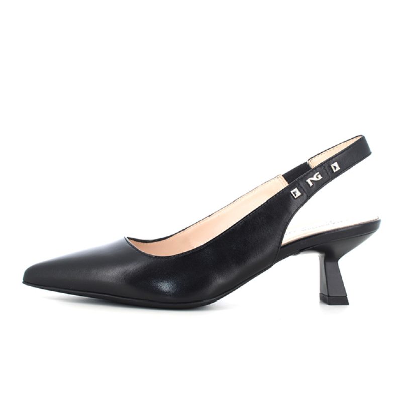 Décolleté Donna slingback NERO GIARDINI in pelle - E512250DE100 NERO