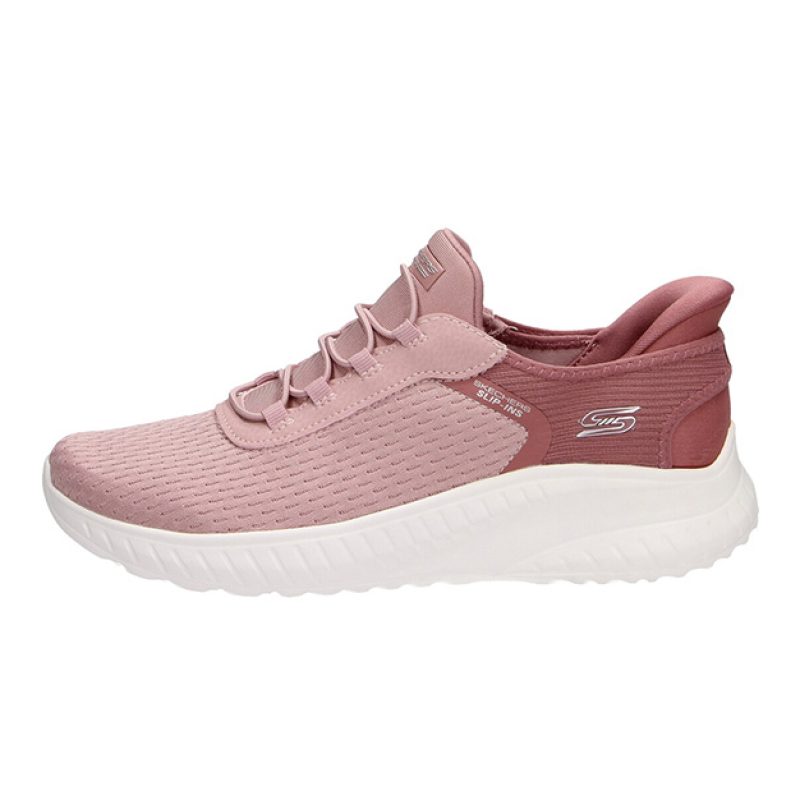 Sneaker Donna SKECHERS BOBS SQUAD CHAOS-IN in tessuto a maglia ingegnerizzata - 117504/BLSH BLUSH