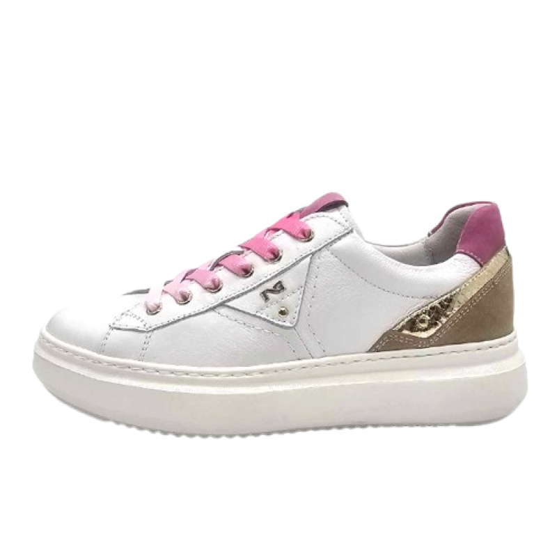 Sneaker Donna NERO GIARDINI in pelle - E513041D707 BIANCO