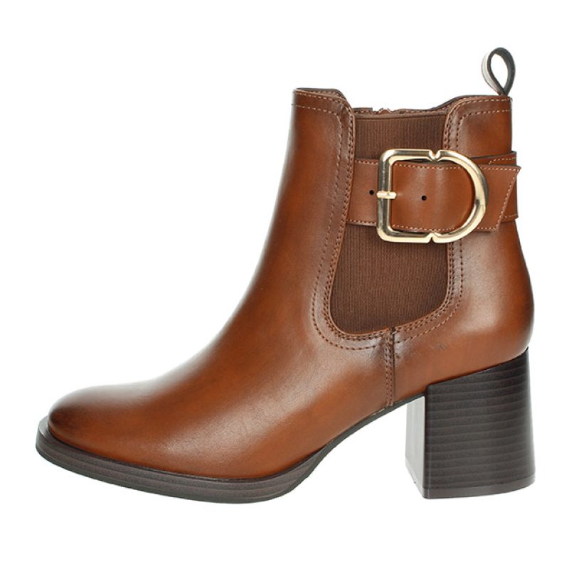 Tronchetto Donna KEYS in pelle ed ecopelle - K-10093 CUOIO