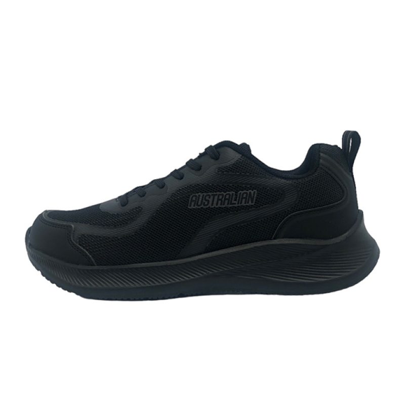 Sneaker Donna AUSTRALIAN in tessuto ed inserti in ecopelle - AU32W100-B001 BLACK AU-CROSS