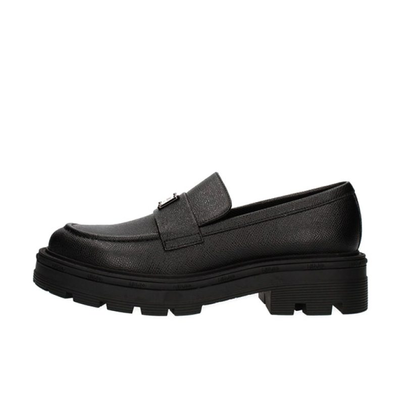 Mocassino Donna LIU JO in pelle ed ecopelle - 4F2799 EX014 BLACK