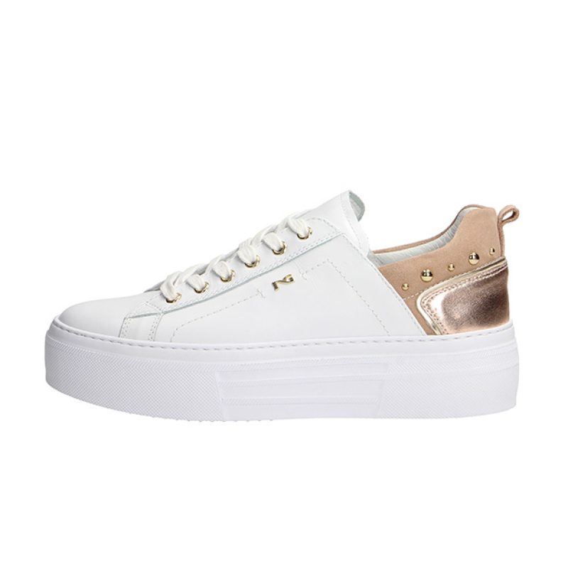 Sneaker Donna NERO GIARDINI in pelle - E218152D/707