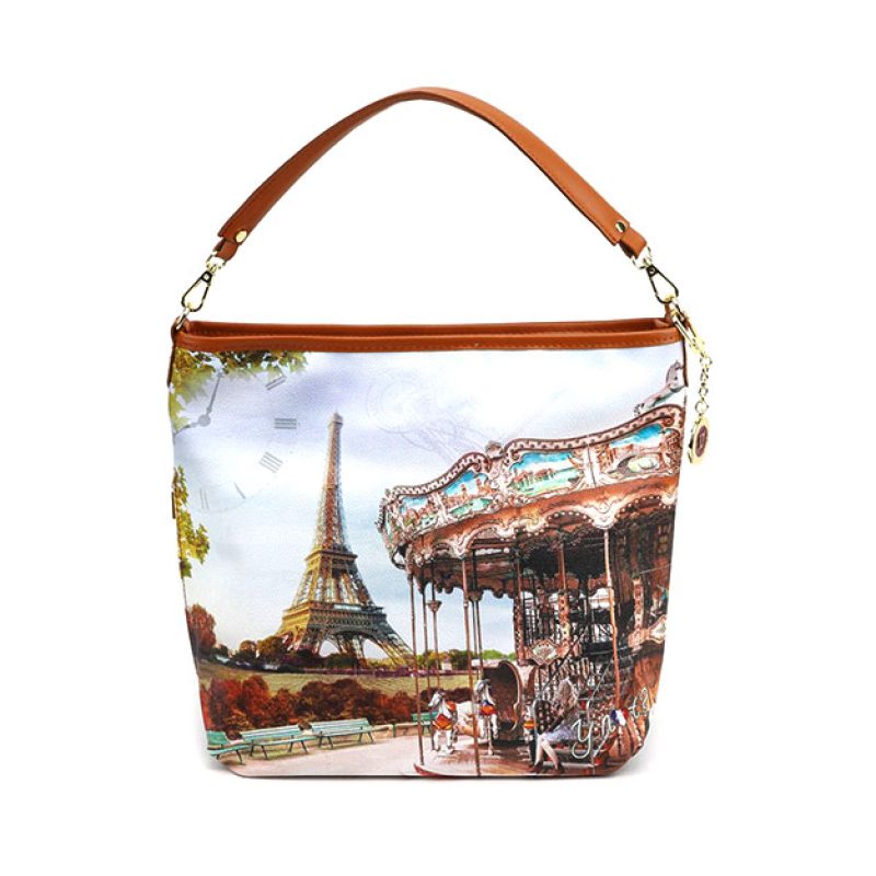 Borsa a mano/tracolla Donna YNOT? in goffrato - FAS-349F2 LRA