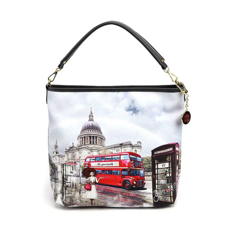 Borsa a mano/tracolla Donna YNOT? in goffrato - YES-349F2 PTJ
