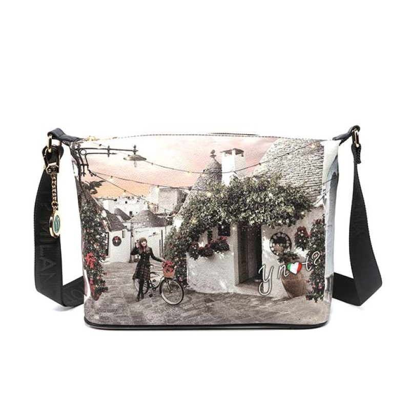 Tracolla Donna Y NOT? in goffrato - YES-607F3 TRULLI XMAS