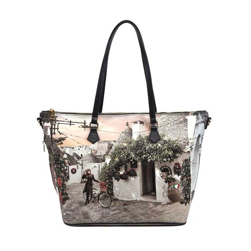 Shopping Donna YNOT? in goffrato - YES-397F3 TRULLI XMAS