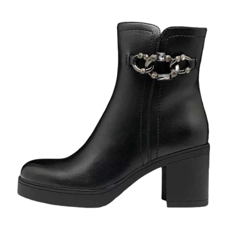 Tronchetto Donna KEYS in pelle ed ecopelle - K-10190 BLACK