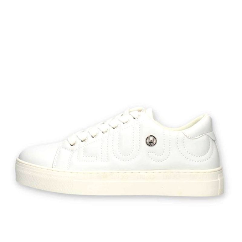 Sneaker Donna LIU JO in pelle ed ecopelle - 4F2733 EX014 WHITE