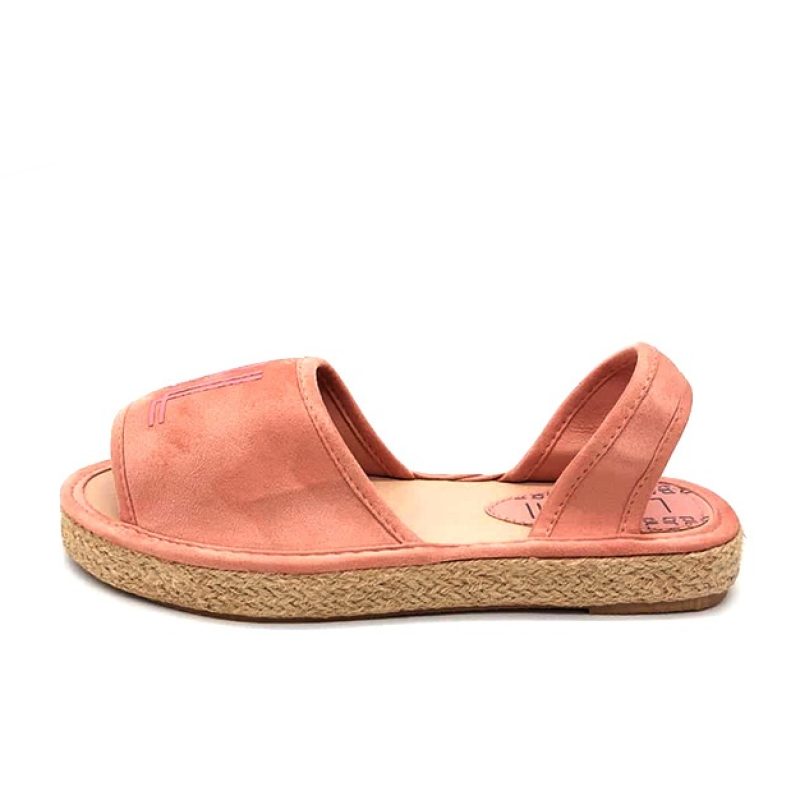 Sandalo Donna LANCETTI in ecopelle scamosciata - LT105SD NUDE
