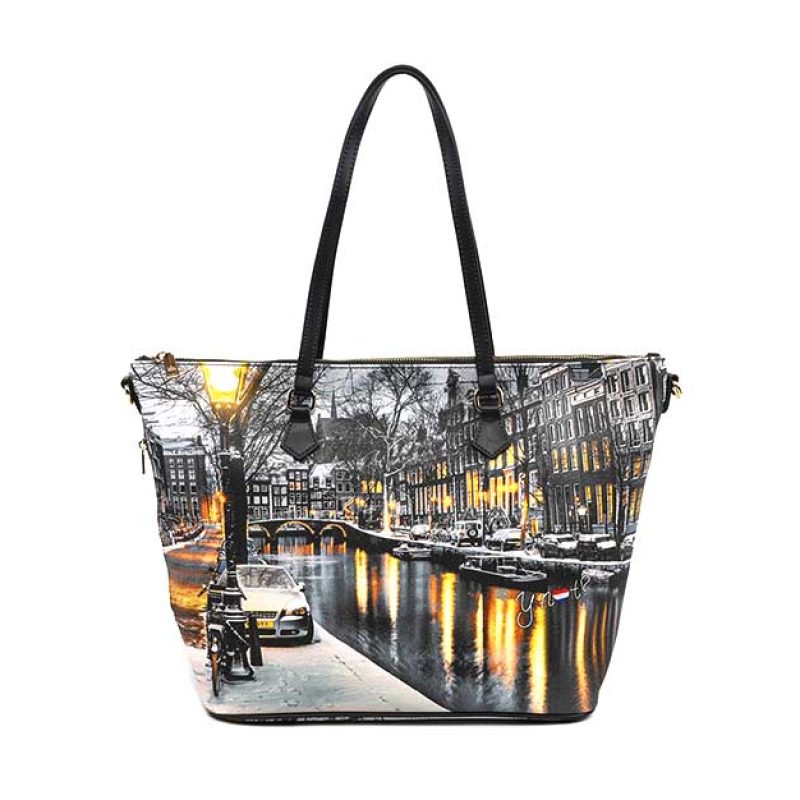 Shopping Donna YNOT? in goffrato - YES-397F3 AMSTERDAM SNOW
