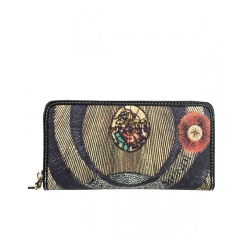Portafogli Donna Gattinoni pelle/ecopelle - BIGPL6454WPQP26 BLACK/MULTI