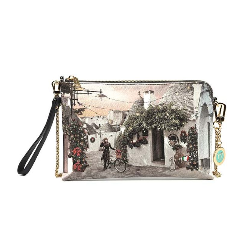 Tracolla small Donna Y NOT? in goffrato - YES-303F3 TRULLI XMAS