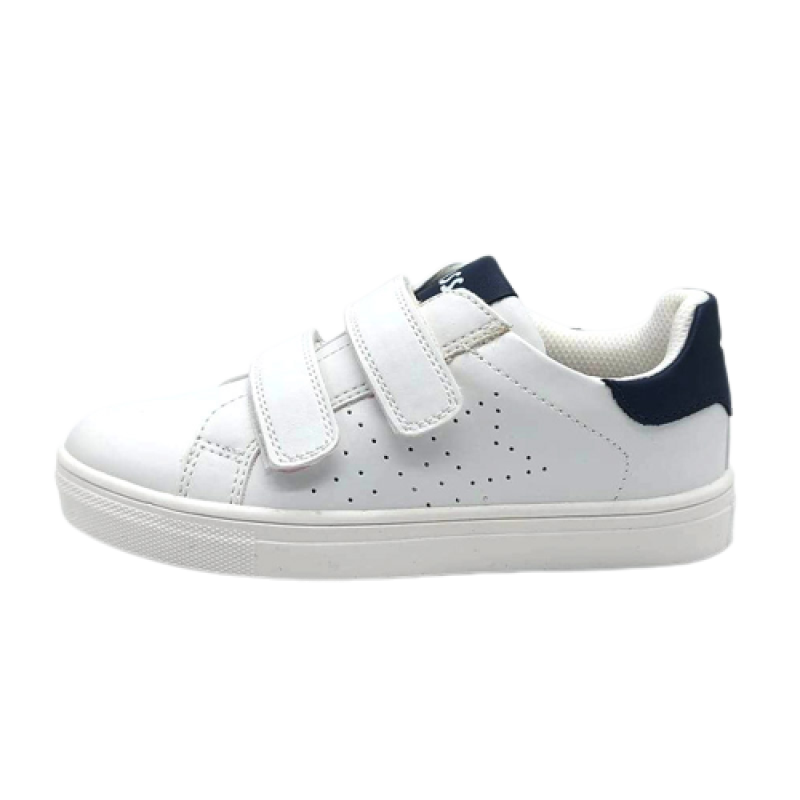Sneaker Bambino ASSO in ecopelle - AG-14605 WHITE