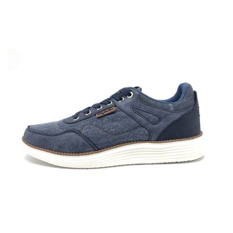 Sneaker Uomo in tessuto ed ecopelle