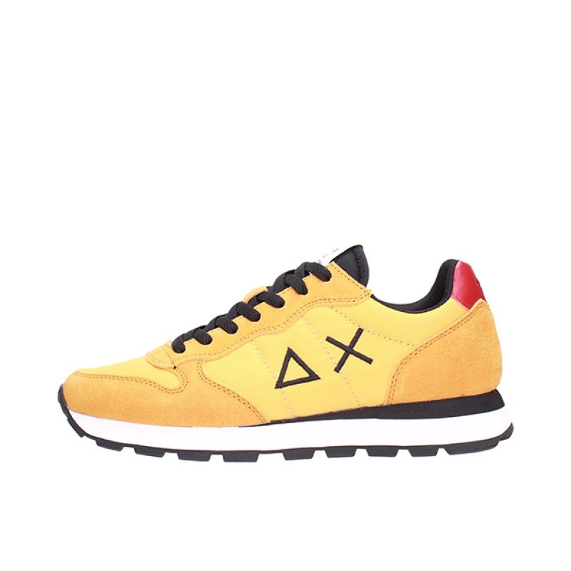 Sneaker Uomo in tessuto e camoscio
