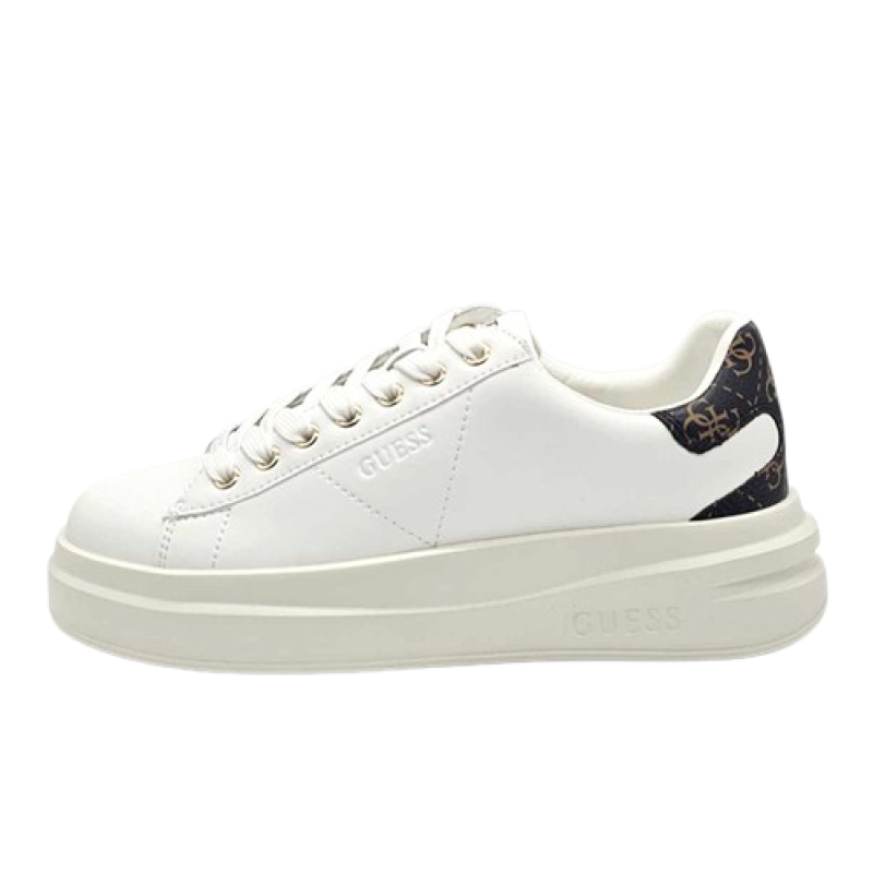 Sneaker Donna GUESS in pelle ed ecopelle - FLJELBAL12 WHBRO