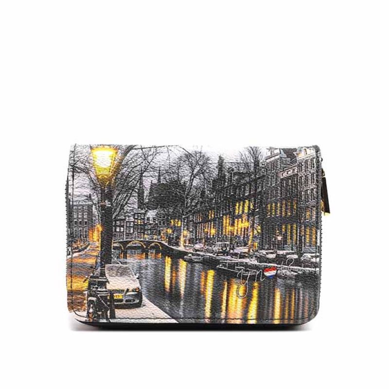 Portafogli Donna Y NOT? in goffrato - YES-362F3 AMSTERDAM SNOW