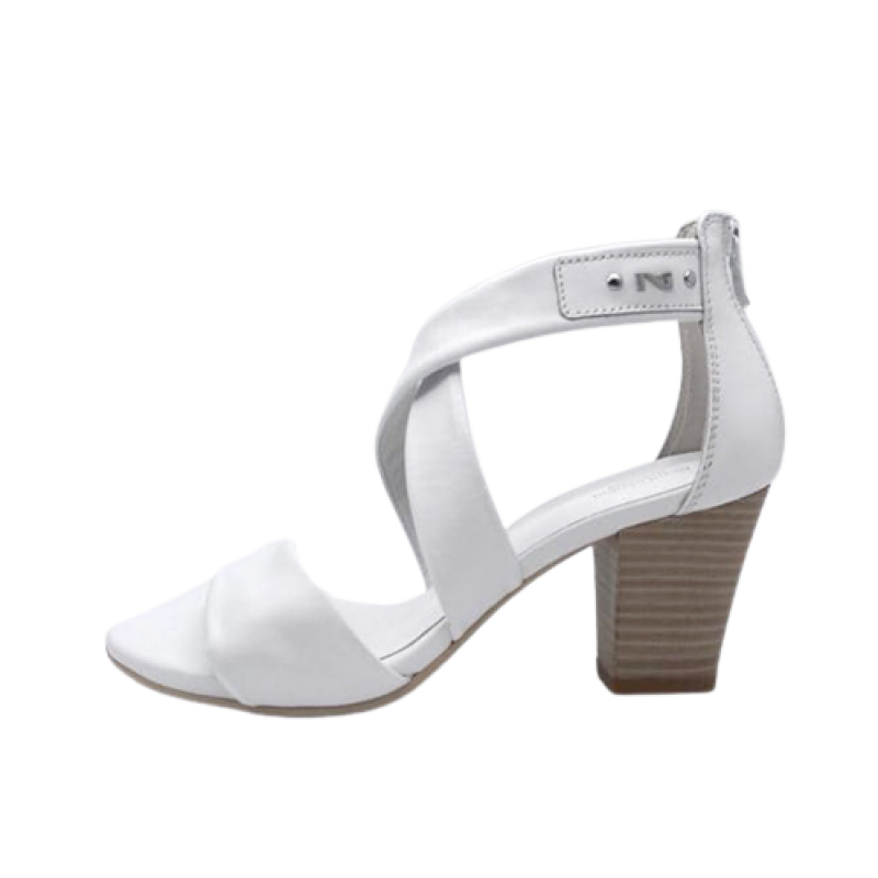 Sandalo Donna NERO GIARDINI in pelle - E218610D/707 BIANCO