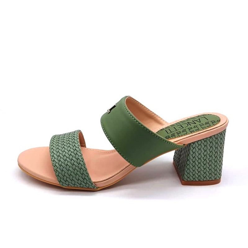 Sandalo Donna LANCETTI in ecopelle - LT402SD LIGHT GREEN