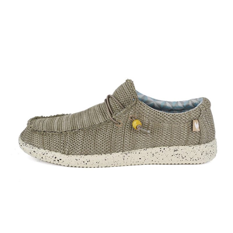 Mocassino Uomo PITAS in cotone - WP 150-KNITTED BEIGE