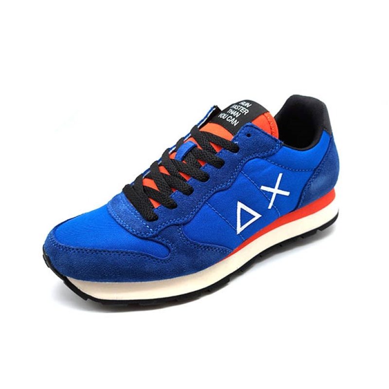 Sneaker Uomo SUN68 tessuto e camoscio - Z41101 ROYAL