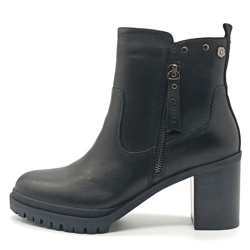 Tronchetto Donna CARMELA in pelle - CARMELA 67560 BLACK