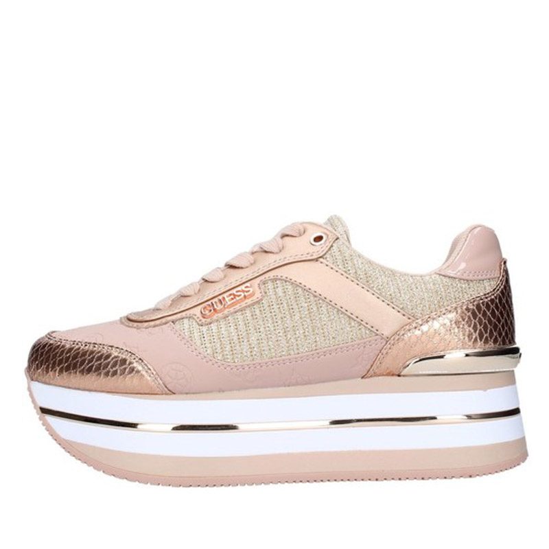 Sneaker Donna in ecopelle e tessuto