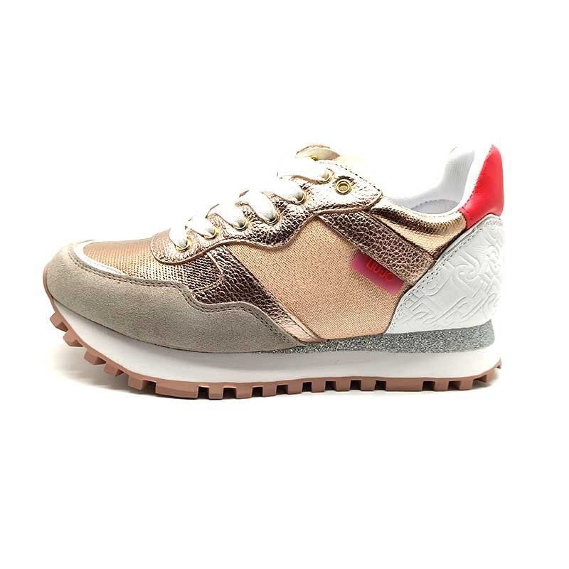 Sneaker Donna LiuJo in pelle - BA1049-PX134 GOLD